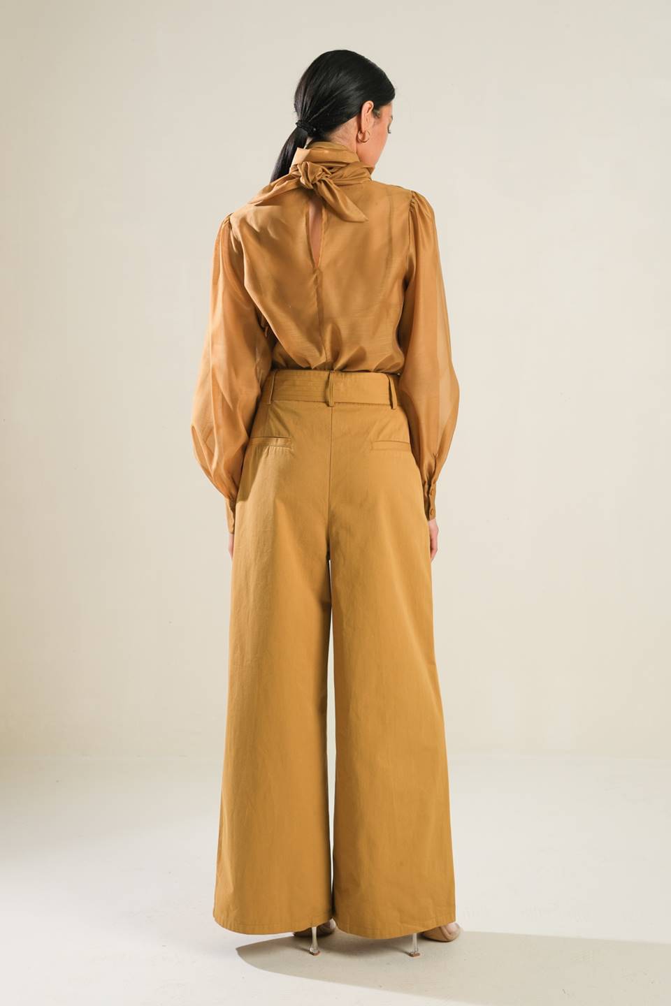 ELEGANCE UNVEILED WOVEN PANTS