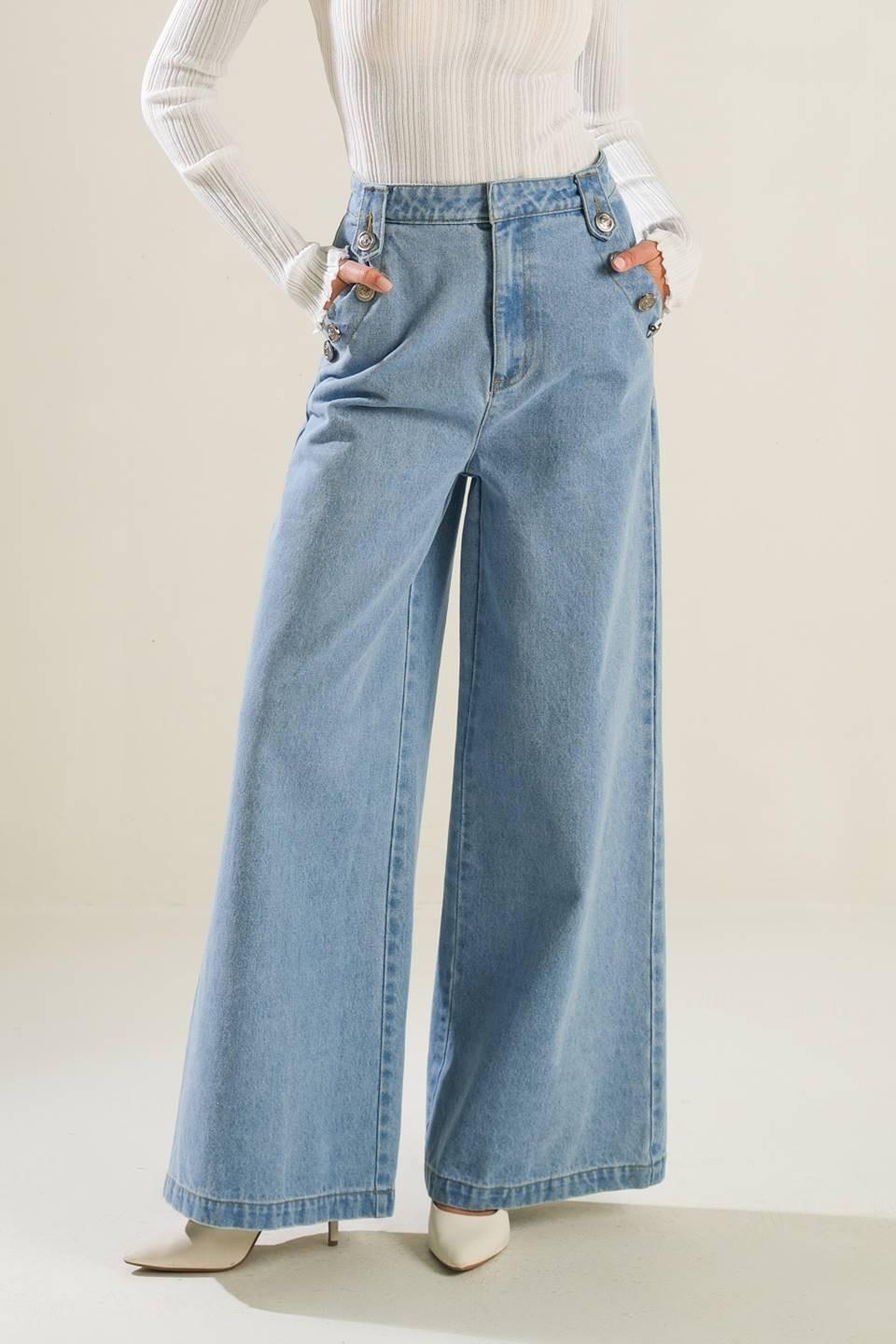 ADVENTURE AWAITS DENIM PANTS.