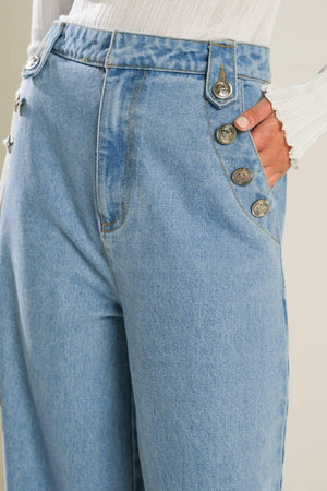 ADVENTURE AWAITS DENIM PANTS.