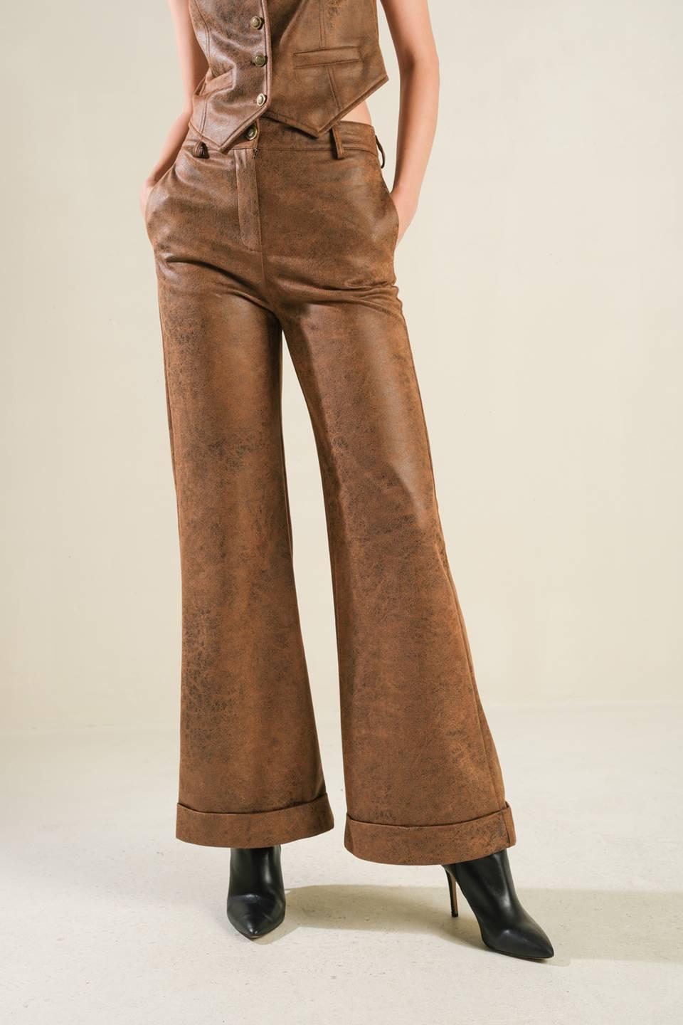 A GIFT FROM LOVE LEATHER PANTS.