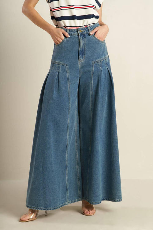 EFFORTLESS EDGE DENIM PANTS - Flying Tomato - PANTS - Freemarket