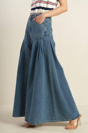 EFFORTLESS EDGE DENIM PANTS - Flying Tomato - PANTS - Freemarket