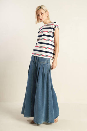 EFFORTLESS EDGE DENIM PANTS - Flying Tomato - PANTS - Freemarket