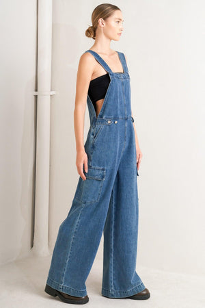 LET ME TALK DENIM CARGO PANTS.