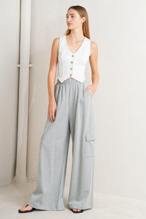 CROSS YOUR MIND KNIT PANTS.