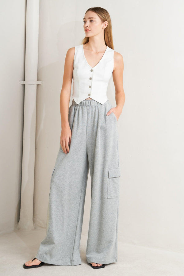 CROSS YOUR MIND KNIT PANTS.