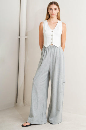 CROSS YOUR MIND KNIT PANTS.