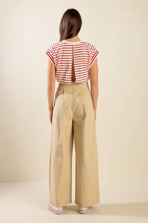 FINALLY OVER WOVEN PANTS - Flying Tomato - JUMPSUIT - Freemarket