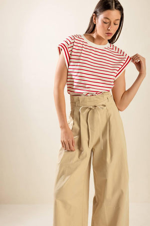 FINALLY OVER WOVEN PANTS - Flying Tomato - JUMPSUIT - Freemarket