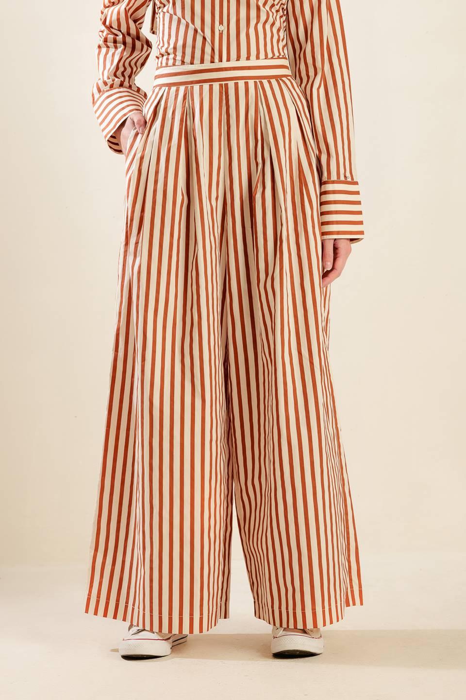 PIECES OF MY HEART WOVEN PANTS.