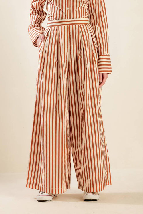 PIECES OF MY HEART WOVEN PANTS.