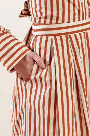PIECES OF MY HEART WOVEN PANTS.