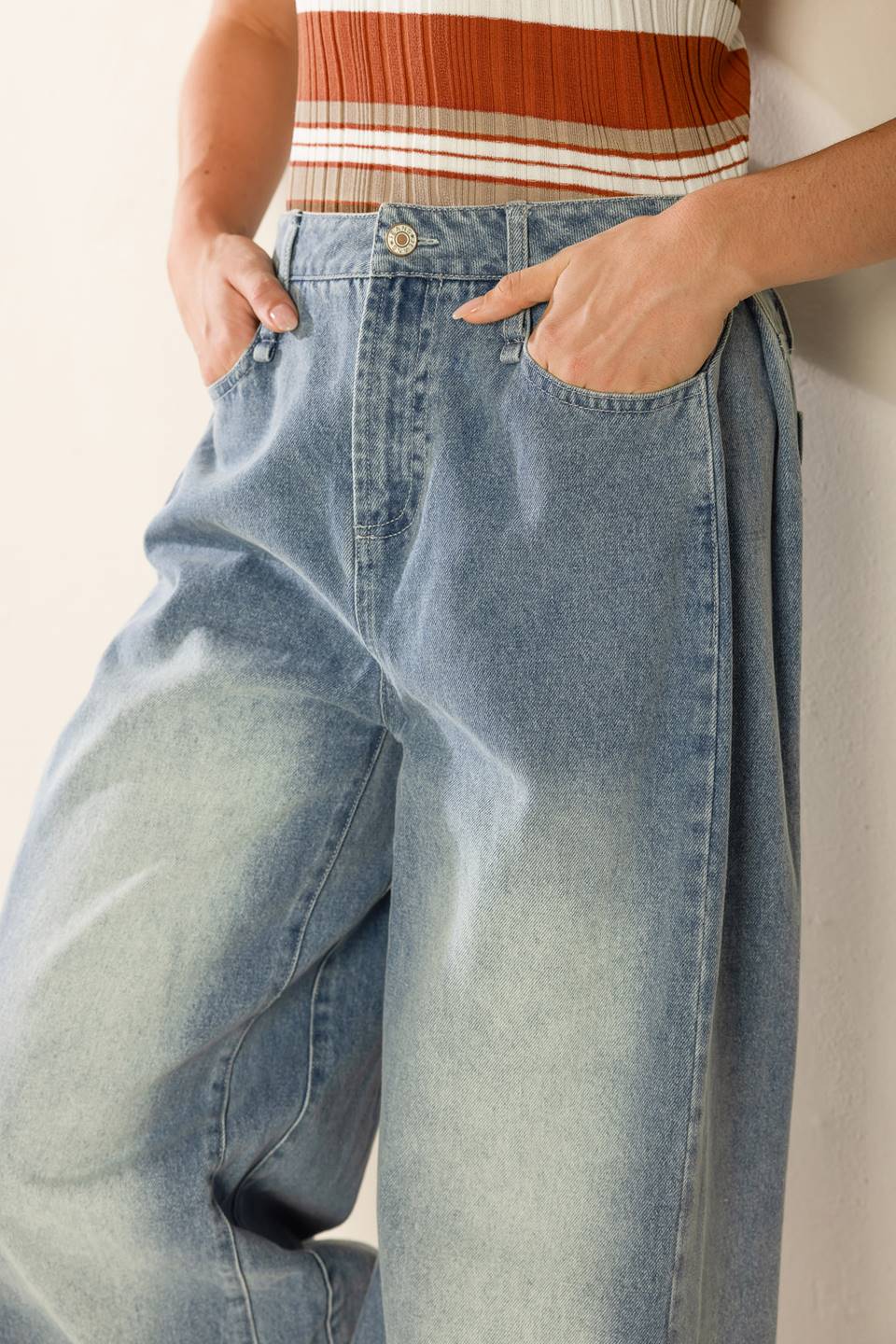 HIGH STAKES DENIM PANTS