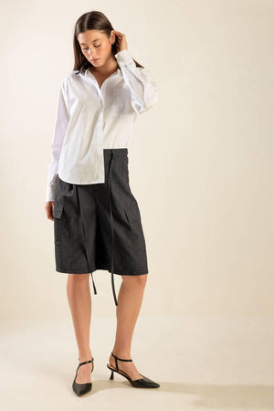 SEE WHAT HAPPENS WOVEN BERMUDA SHORTS - Flying Tomato - SHORTS - Freemarket
