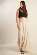 GO WITH GRACE WOVEN PANTS.