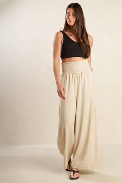 GO WITH GRACE WOVEN PANTS.
