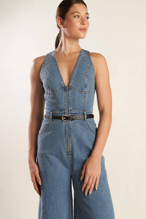 BEAUTIFUL THINGS DENIM JUMPSUIT.