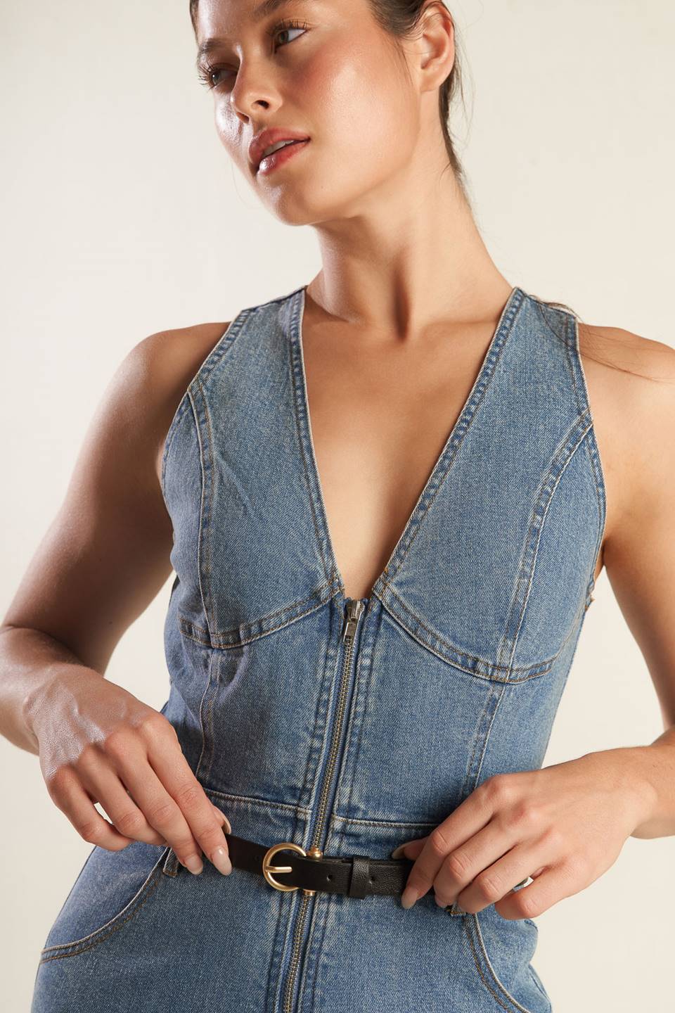 BEAUTIFUL THINGS DENIM JUMPSUIT