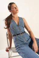 BEAUTIFUL THINGS DENIM JUMPSUIT.