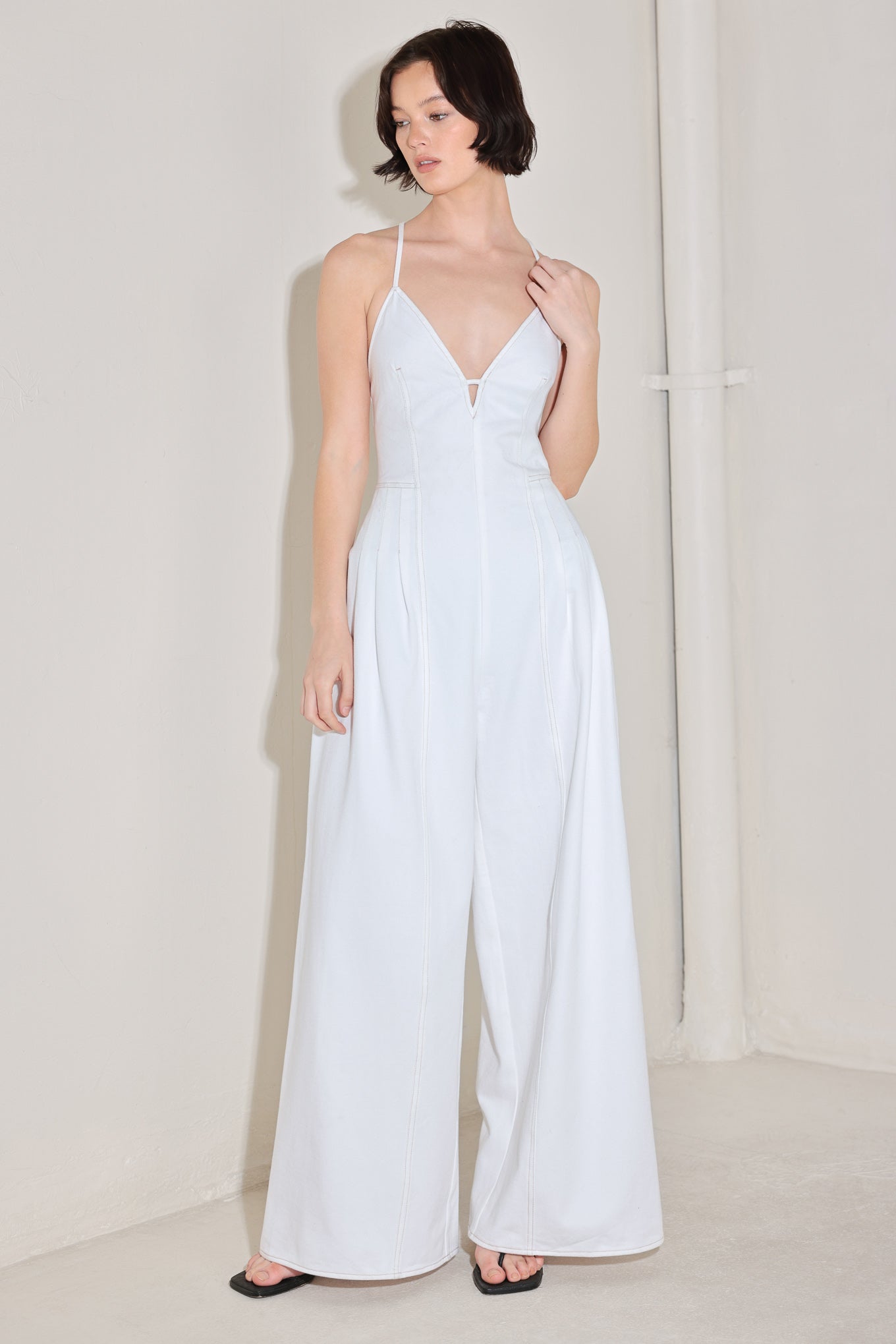 SERENE SEDUCTION WOVEN JUMPSUIT - Flying Tomato - JUMPSUIT - Freemarket