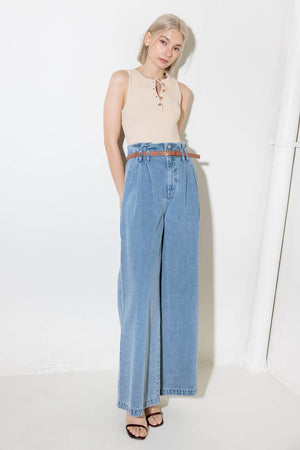 KISSED BY SUNLIGHT DENIM PANTS.