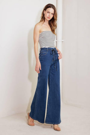 DREAM STATE BLUE DENIM PANTS.