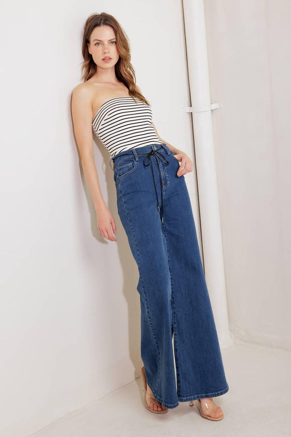 DREAM STATE BLUE DENIM PANTS.