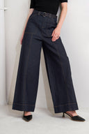 URBAN PANEL DENIM PANTS.