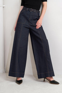 URBAN PANEL DENIM PANTS.