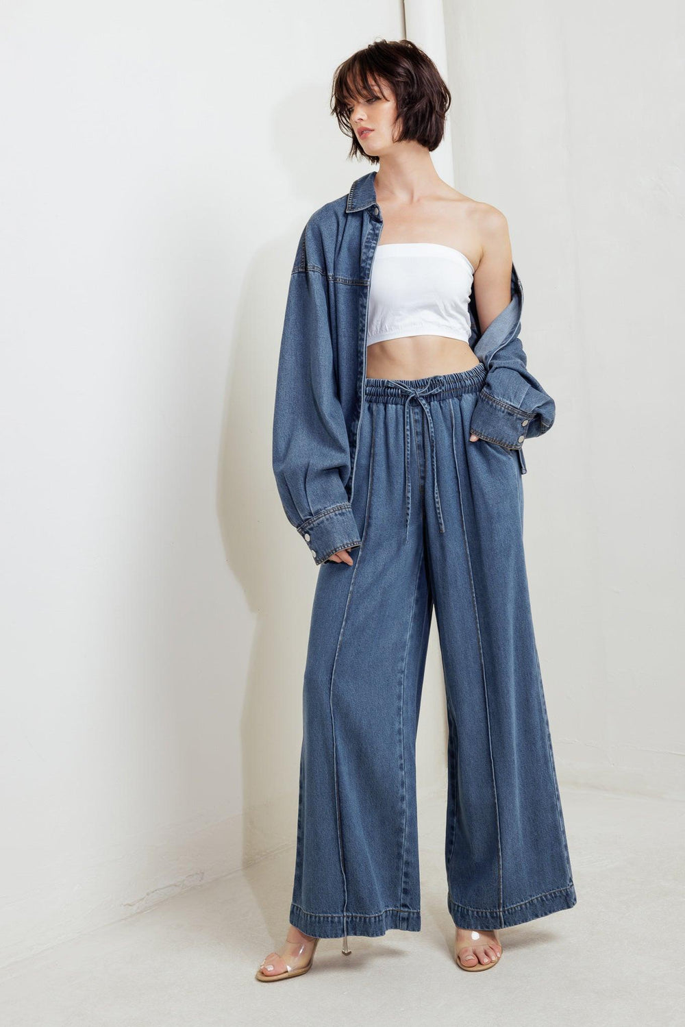 OFFLINE EDGE INDIGO DENIM PANTS.