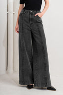 GRAPHITE MUSE DENIM PANTS.