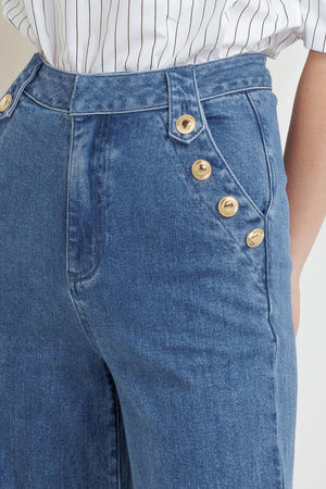 NOSTALGIA FIELD DENIM PANTS.