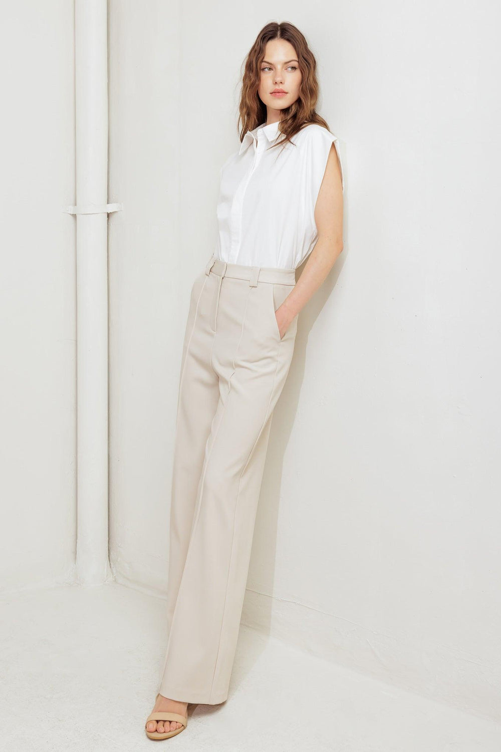 MONDAY FLOW WOVEN PANTS.
