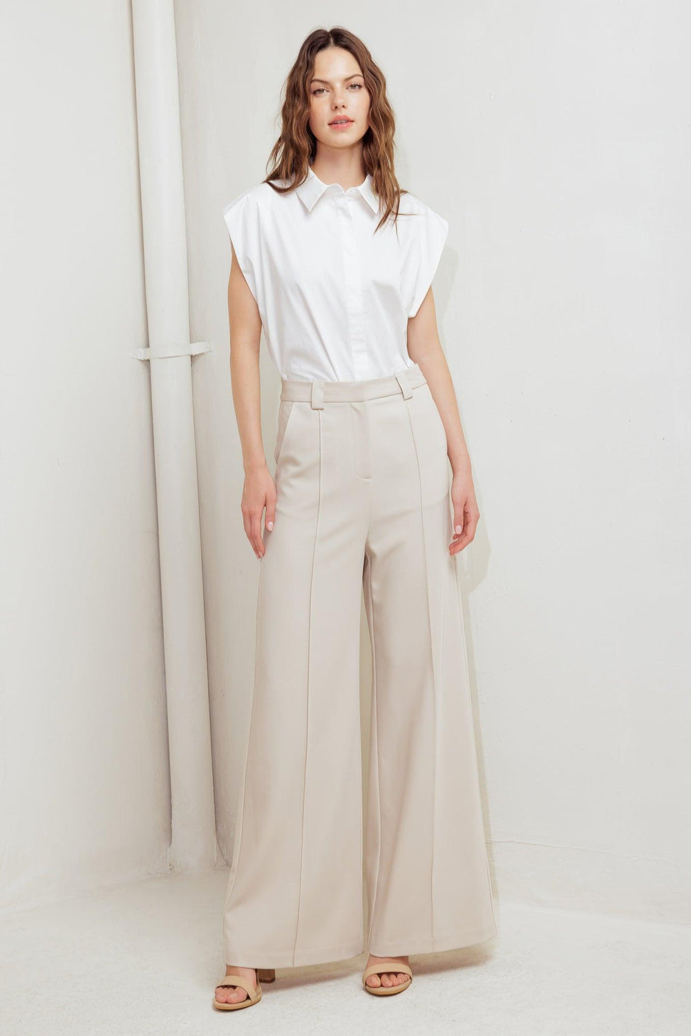 MONDAY FLOW WOVEN PANTS.