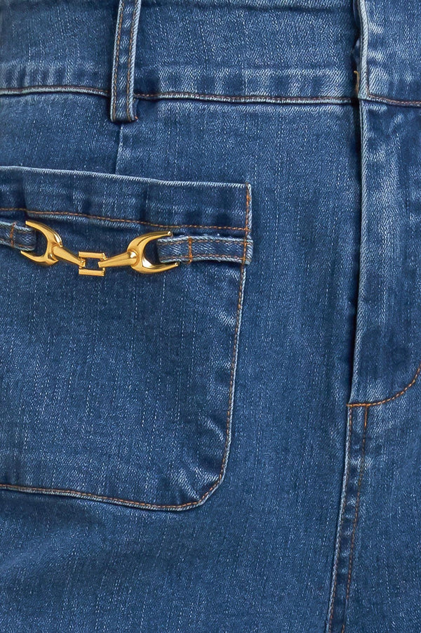 TIMELESS BLUE DENIM PANTS.