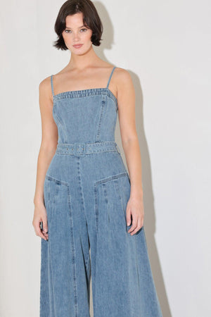 COASTAL CONFIDENCE DENIM JUMPSUIT - Flying Tomato - JUMPSUIT - Freemarket