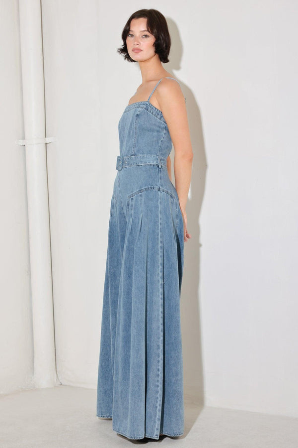 COASTAL CONFIDENCE DENIM JUMPSUIT - Flying Tomato - JUMPSUIT - Freemarket