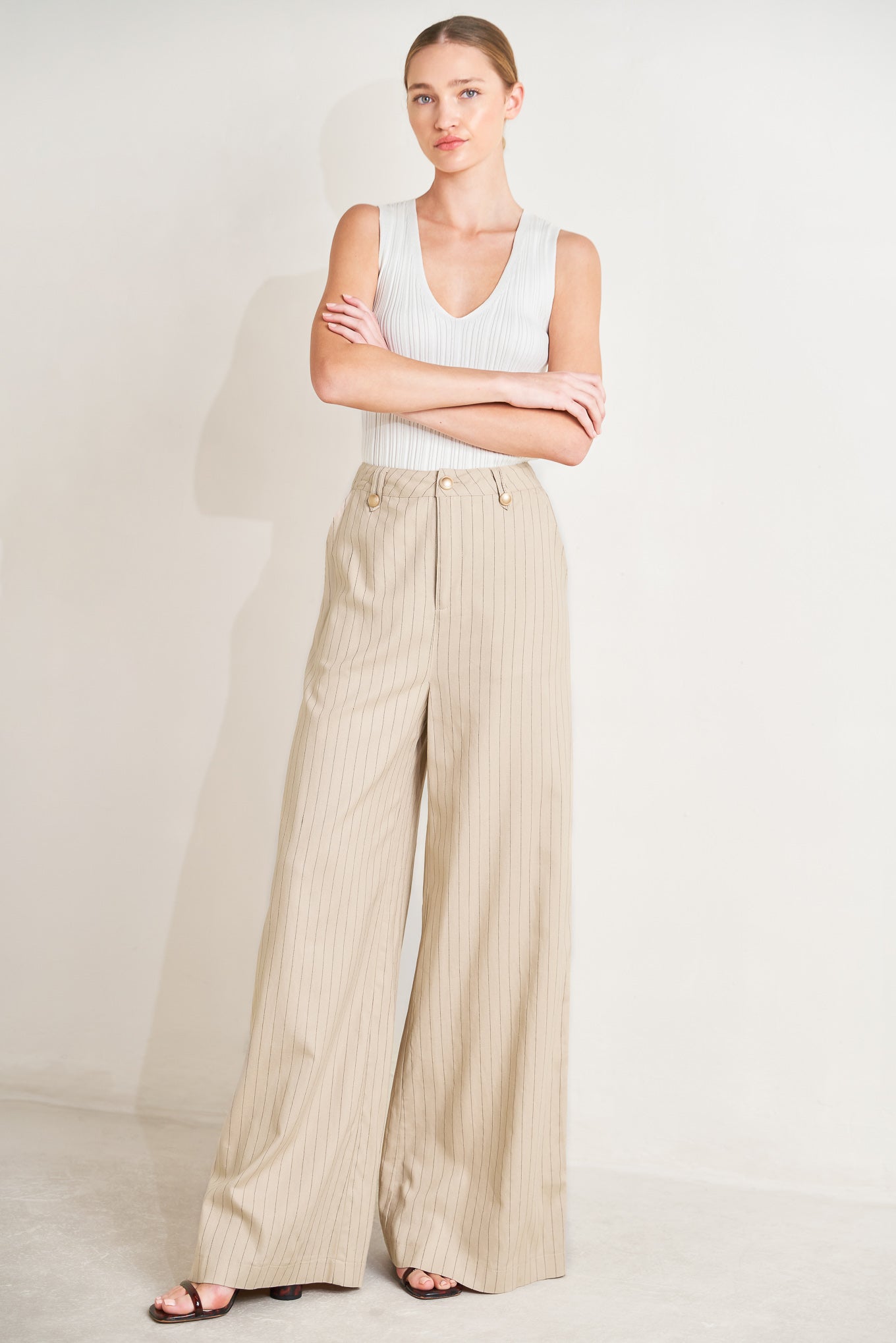 THE BOARDROOM EDIT WOVEN PANTS - Flying Tomato - PANTS - Freemarket