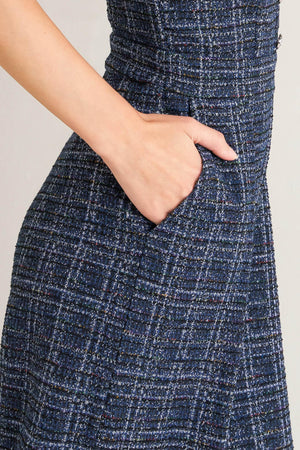 ELEGANT PARTY TWEED JUMPSUIT.