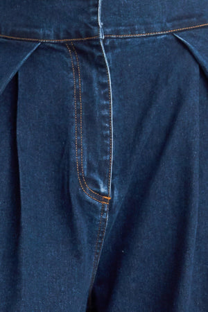 QUIET LUXE DENIM PANTS.