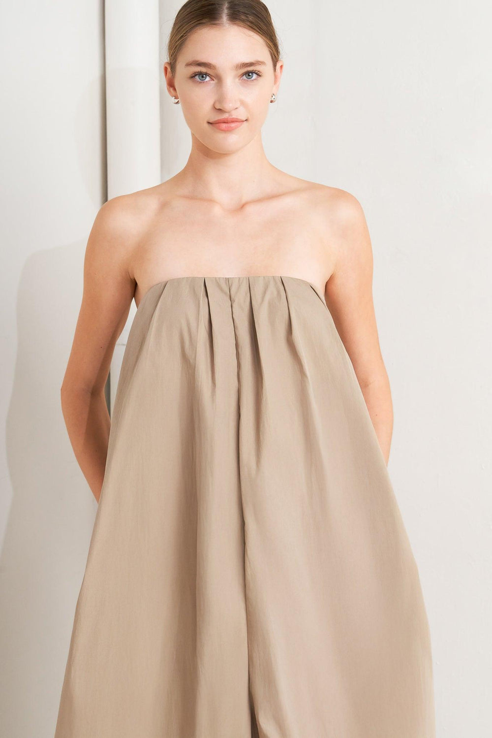 QUIET SENSUALITY WOVEN JUMPSUIT.