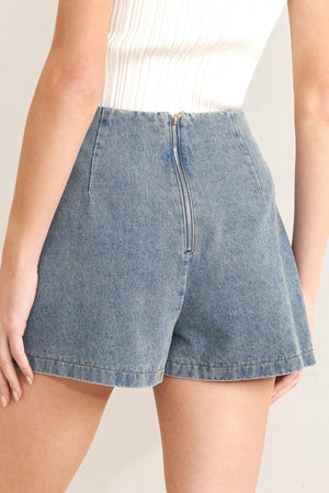 SANTA MONICA DENIM SKORT.