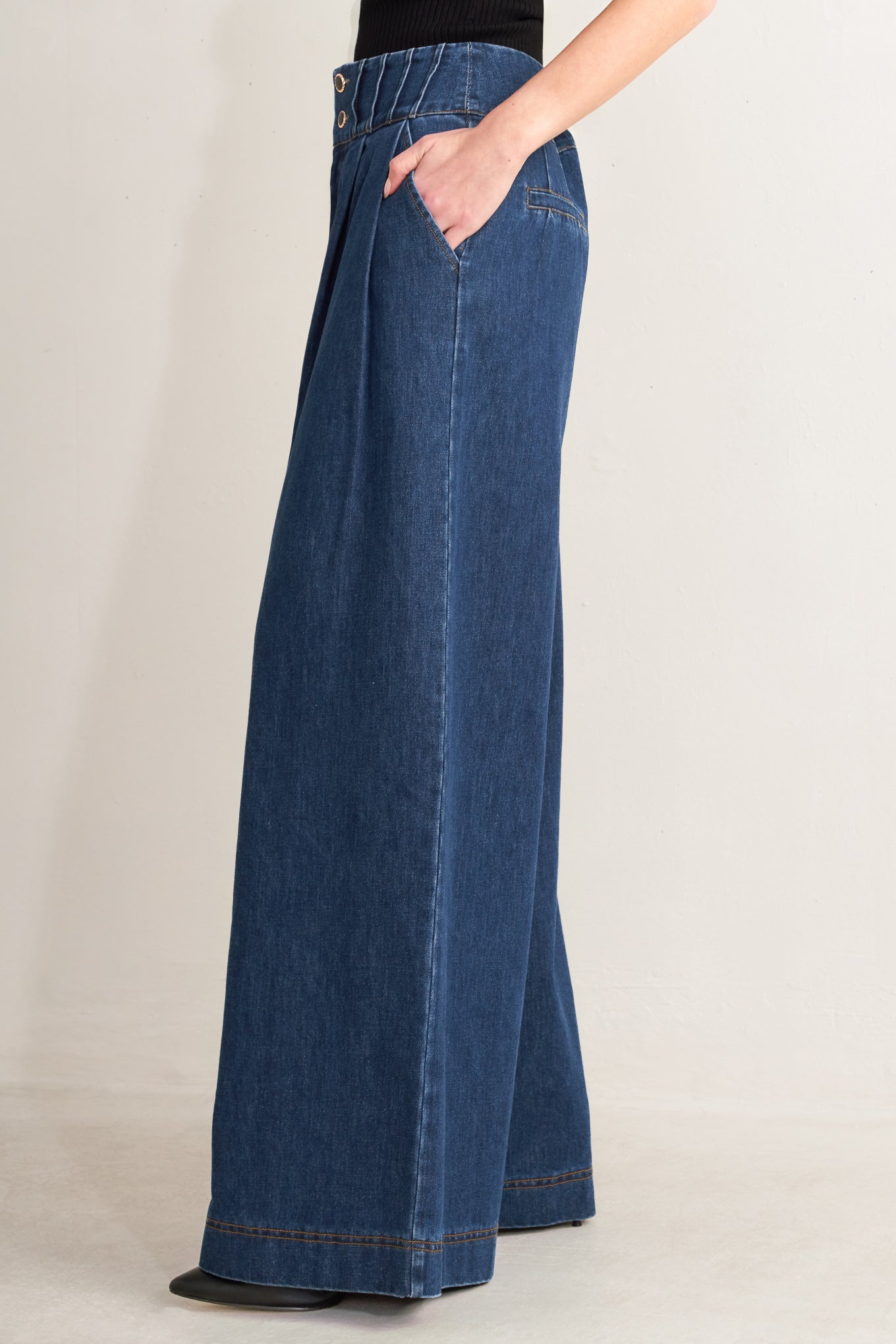 OCEAN DRIVE WIDE DENIM PANTS