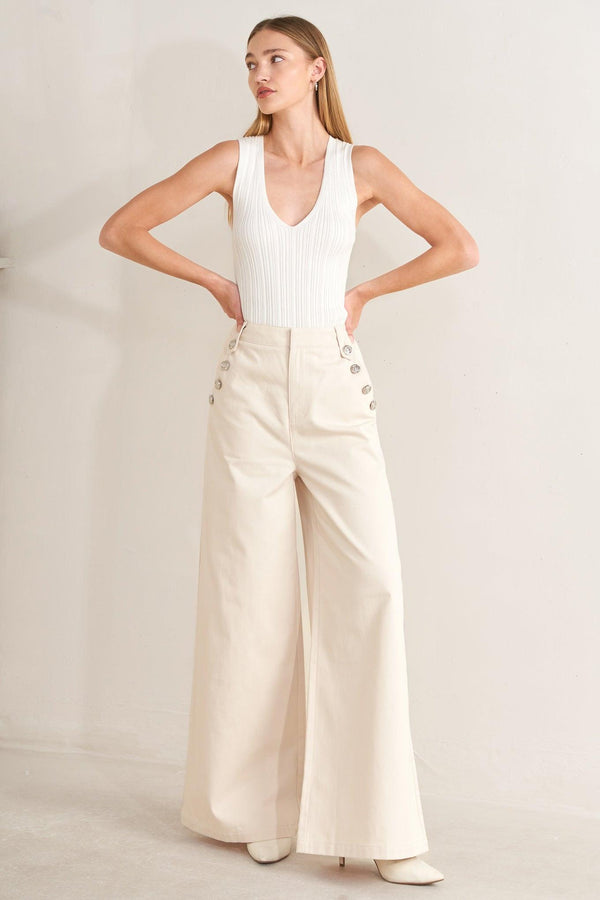 RUNWAY TAILORED WOVEN PANTS.