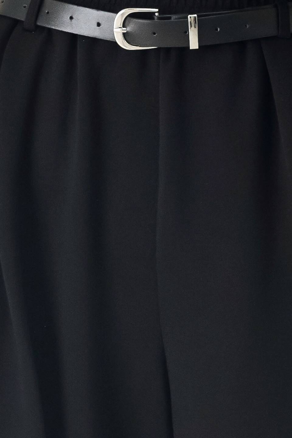 BLACK TIE PALAZZO WIDE LEG PANTS