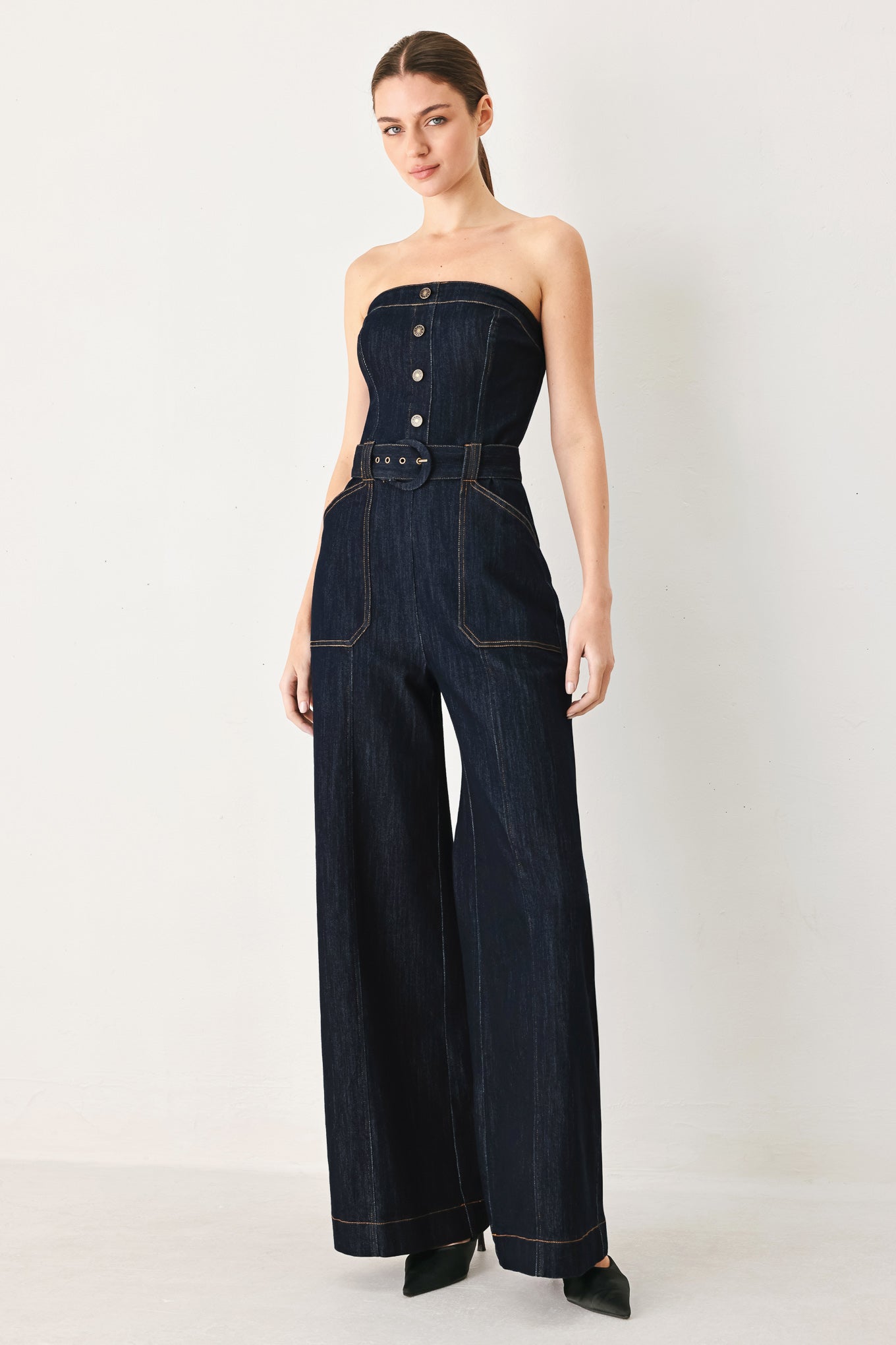 DENIM JUMPSUIT l FLYING TOMATO – Flying Tomato
