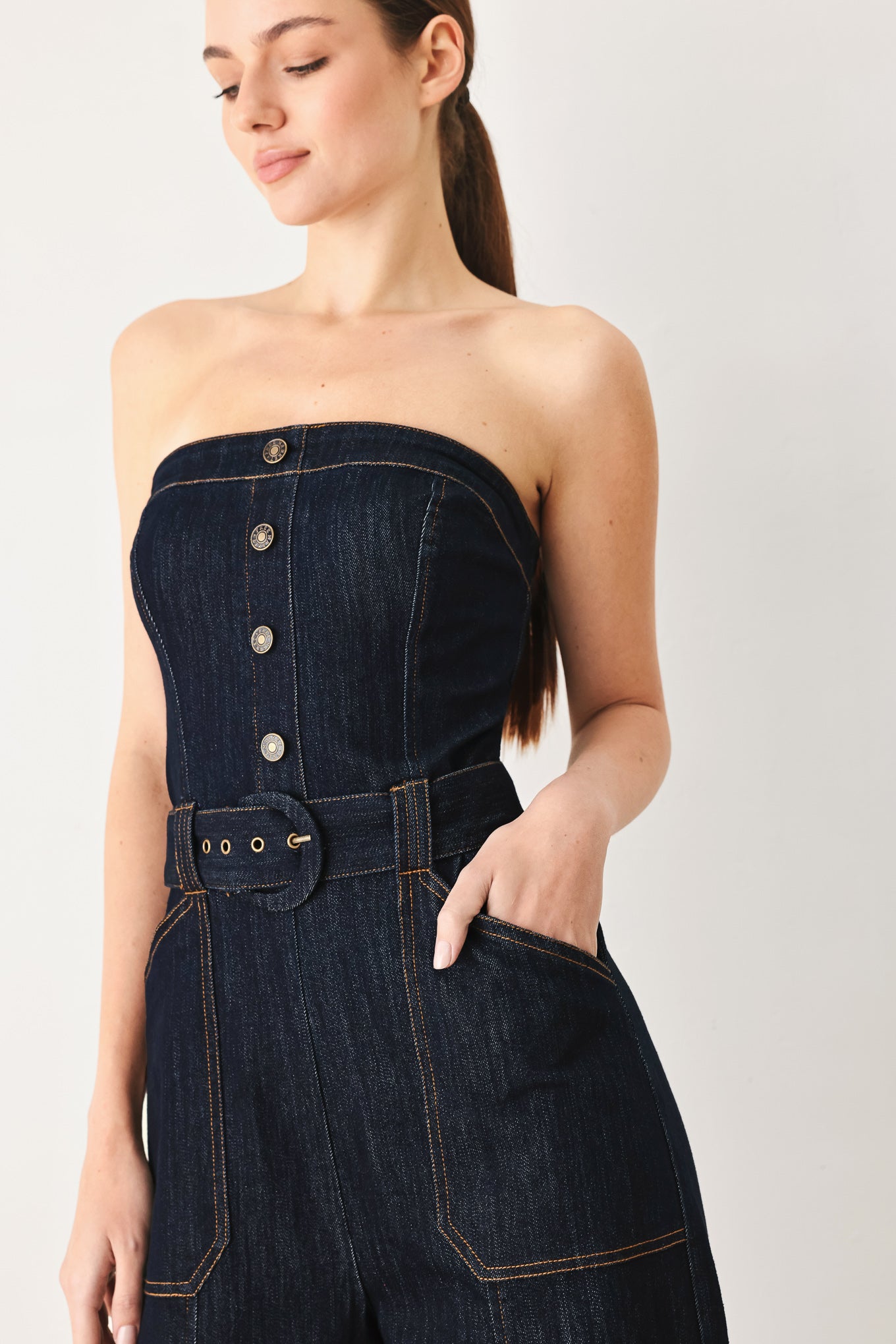 DENIM JUMPSUIT l FLYING TOMATO – Flying Tomato