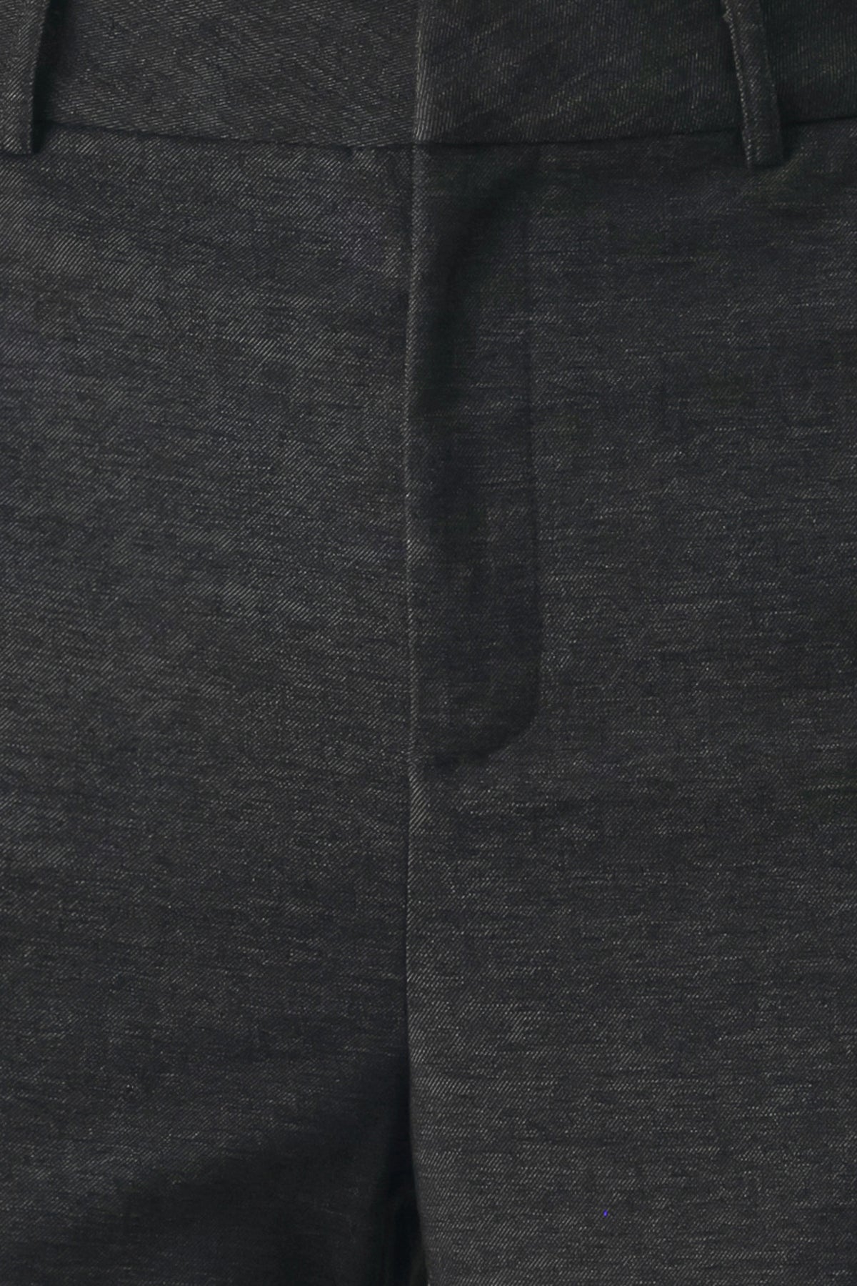 Woman wearing black high waisted pants with gold button details around the side calf | FREEMARKET