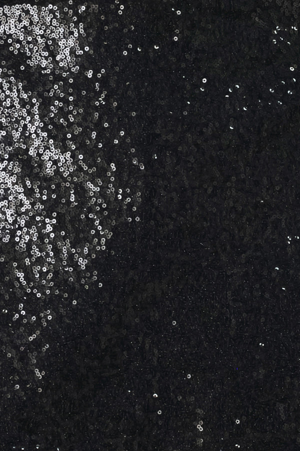 A model from the waist down wearing a black sequined shorts | FREEMARKET