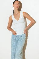 WALK ON THE BRIGHT SIDE TANK TOP.